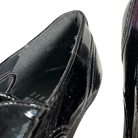 Stuart Weitzman Black Patent Leather Heels –Size 8 Made in Spain New Without Box - Picture 12 of 12